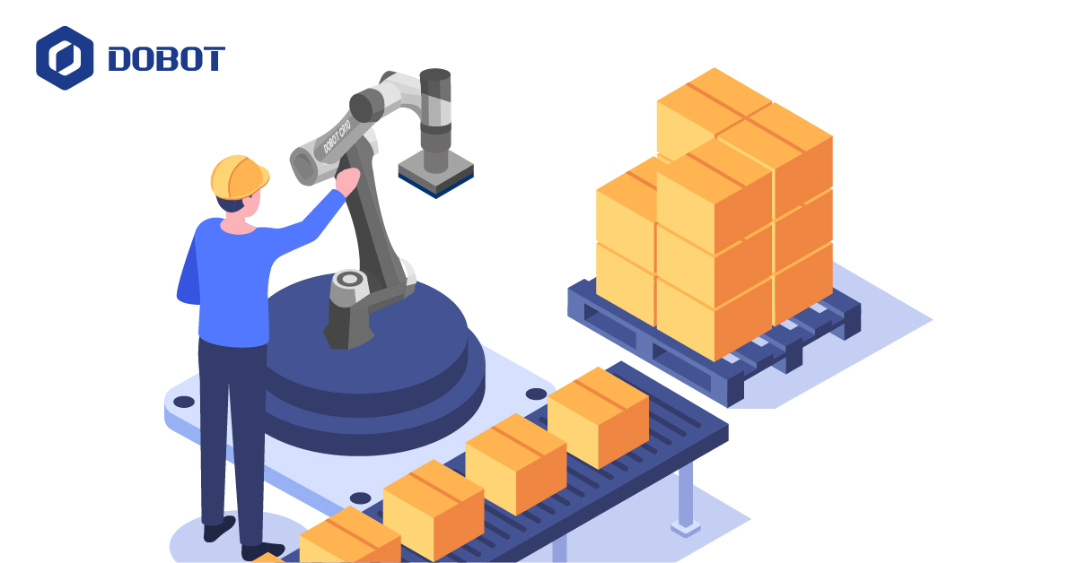 Robotic Arm Use in Palletizing 