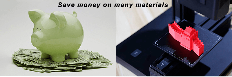 save money using 3D printer